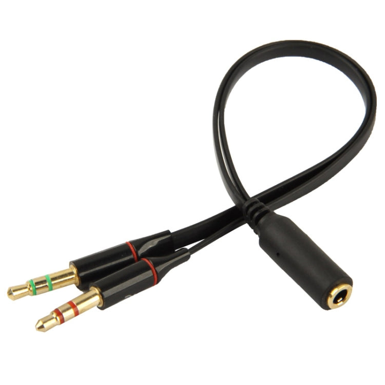 Adaptateur câble audio jack 3,5 mm mâle vers femelle 3,5 mm, longueur totale : 13 cm, noir