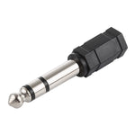 Adaptateur prise stéréo mâle 6,35 mm vers 3,5 mm, mâle 6,35 mm vers femelle 3,5 mm