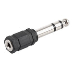 Adaptateur prise stéréo mâle 6,35 mm vers 3,5 mm, mâle 6,35 mm vers femelle 3,5 mm