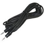 Câble Aux, câble audio stéréo mini prise mâle 3,5 mm, longueur : 1,5 m, longueur : 1,5 m (noir)