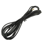 Câble Aux, câble audio stéréo mini prise mâle 3,5 mm, longueur : 3 m (noir + connecteur plaqué or), longueur : 3 m noir, (plaqué or)