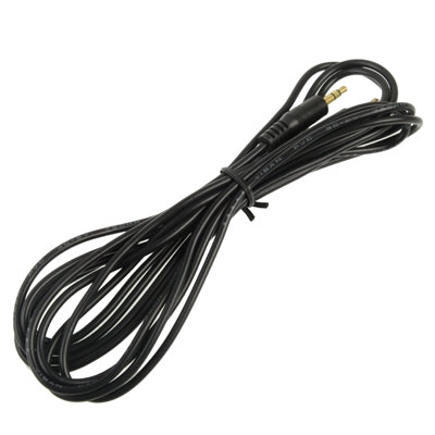 Câble Aux, câble audio stéréo mini prise mâle 3,5 mm, longueur : 3 m (noir + connecteur plaqué or), longueur : 3 m noir, (plaqué or)