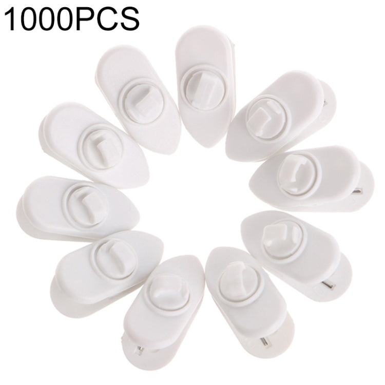 Pince de serrage rotative pour câble d'écouteurs, support de collier pour vêtements, 1000 pièces