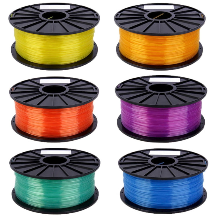Filaments PLA 1,75 mm transparents pour imprimante 3D