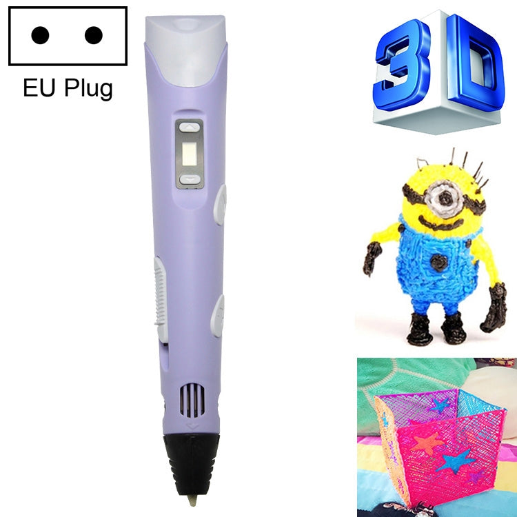 Stylo d'impression 3D portatif, prise UE, prise UE