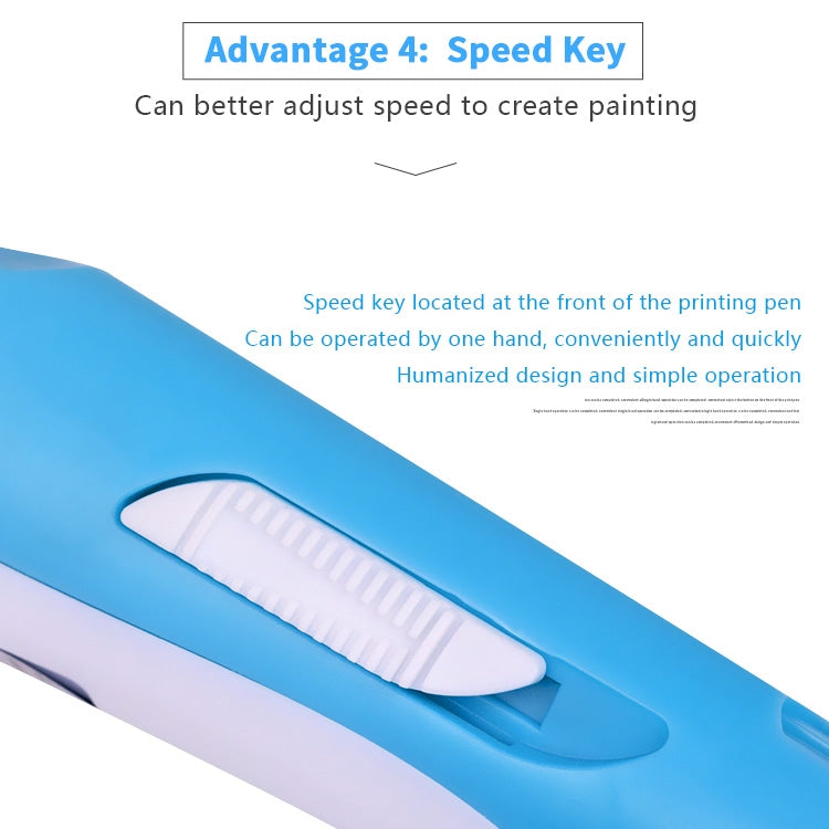 Stylo d'impression 3D portatif, prise UE, prise UE