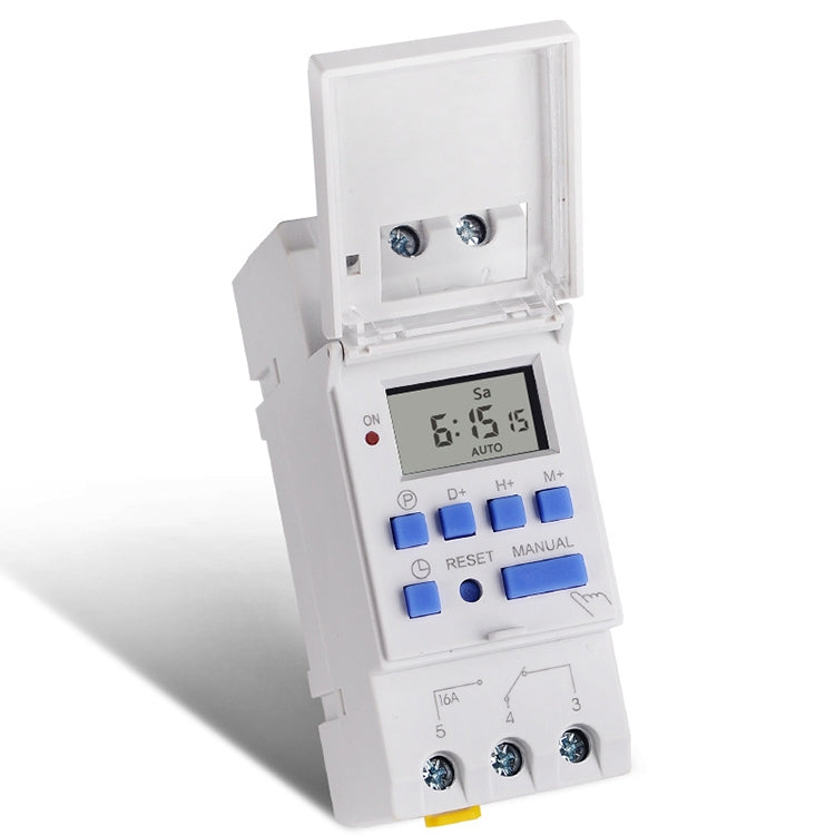 Minuterie électronique hebdomadaire programmable multifonction