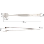 BEST BST-91-5T SA Professional Stainless Steel Wafer Tweezers for Silicon Wafer, BST-91-5T