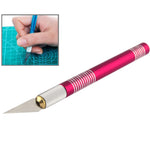 WLXY-9311, WLXY Tool Precision Knife with Replaceable Blade for Mat Cutting / Model Making / Etching / Carving / Scoring / Trimming, OAL: 145mm, Size: 121mm x 10mm Diameter, WLXY-9311 Red, WLXY-9311, WLXY-9311 Blue