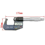 Micromètre numérique électronique 25mm (1 pouce) (résolution 0,001 mm), 0-25 mm