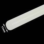 10x Bâtons de Colle Thermofusible Transparente Blanche Pratique, Taille : 270 x 11mm (10pcs dans un emballage, prix pour 10pcs), 270 x 11mm