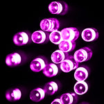 Pour fête de Noël, 30 LED, flash 2 modes, alimenté par batterie, 3m lumière rose, 3m lumière verte, 3m lumière violette, 3m lumière jaune, 3m lumière bleue, 3m blanc chaud, 3m lumière blanche