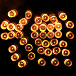 Pour fête de Noël, 30 LED, flash 2 modes, alimenté par batterie, 3m lumière rose, 3m lumière verte, 3m lumière violette, 3m lumière jaune, 3m lumière bleue, 3m blanc chaud, 3m lumière blanche