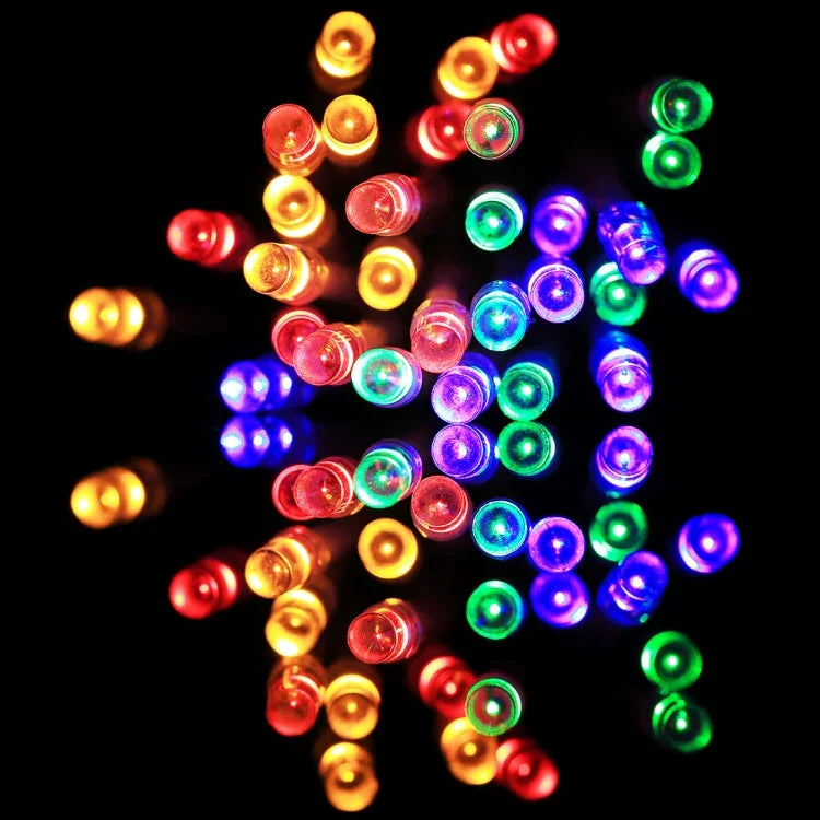 Pour fête de Noël, 30 LED, lumière RGB, flash 2 modes, alimenté par batterie, 3m RGB 4 couleurs