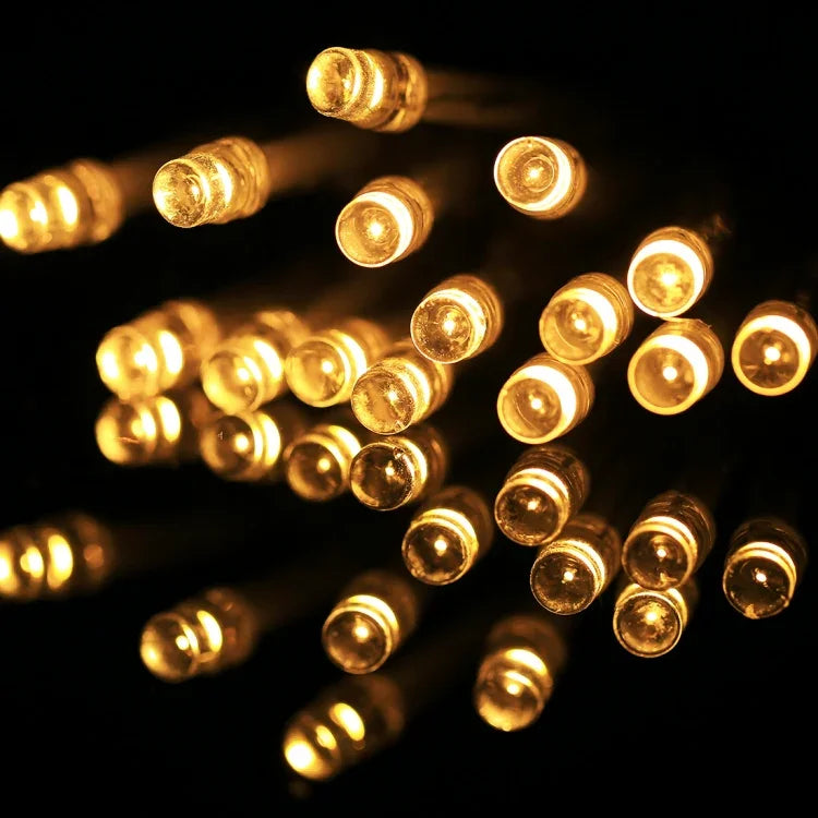 Pour fête de Noël, 20 LED flash 2 modes, alimenté par batterie, 2m blanc chaud, 2m lumière blanche