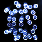 Pour fête de Noël, 20 LED flash 2 modes, alimenté par batterie, 2m blanc chaud, 2m lumière blanche