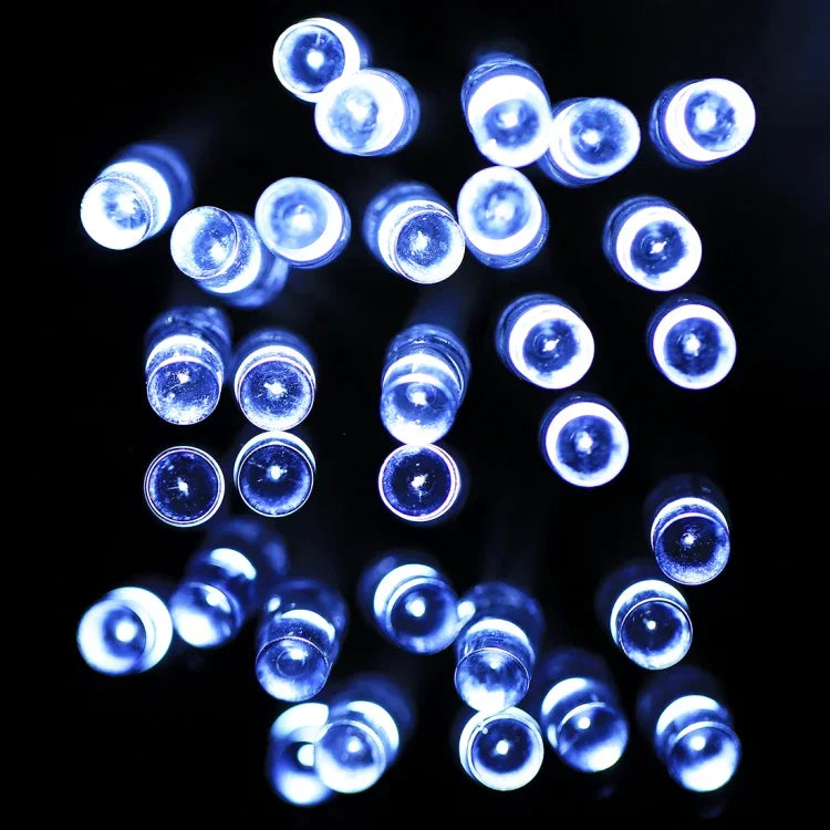 Pour fête de Noël, 20 LED flash 2 modes, alimenté par batterie, 2m blanc chaud, 2m lumière blanche