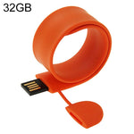 Bracelet en silicone clé USB avec mémoire 32 Go, 32 Go, 32 Go (orange), 32 Go (rose), 32 Go (violet)