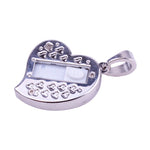 Clé USB bijou diamant en forme de cœur argenté, spécial cadeaux Saint-Valentin, 2GB, 4GB, 8GB, 16GB, 32GB