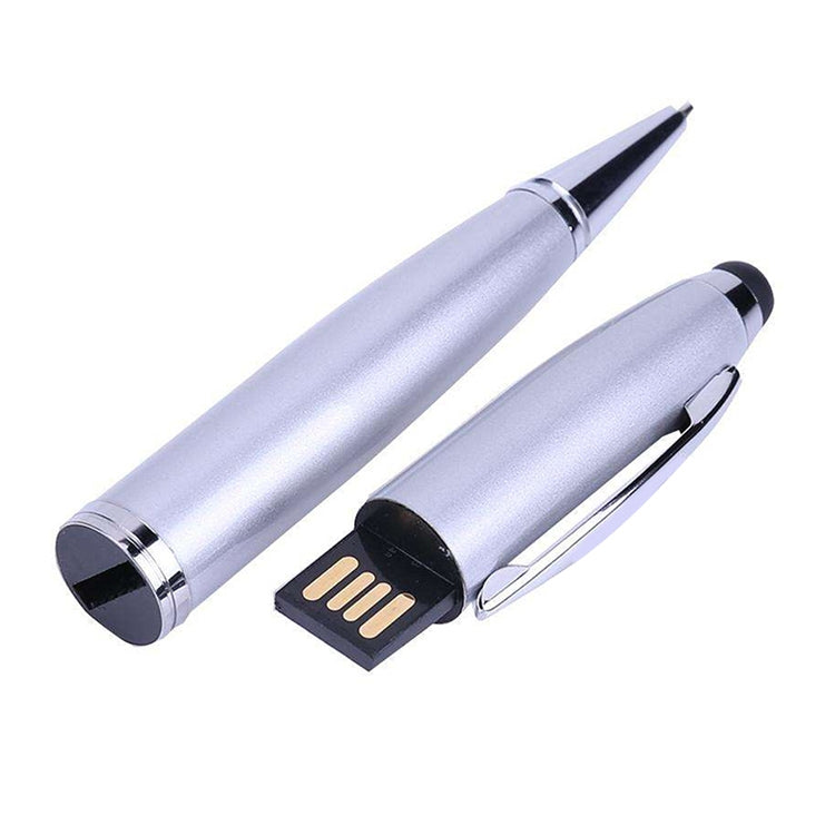Clé USB stylo 2 en 1, Noir, 2GB (Argent), 4GB (Argent), 8GB (Argent), 16GB (Argent), 32GB (Argent), 2GB (Noir), 4GB (Noir), 8GB (Noir), 16GB (Noir), 32GB (Noir)