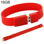 Clé USB 2.0 bracelet en silicone 16GB, 16GB