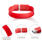 Clé USB 2.0 bracelet en silicone 16GB, 16GB