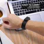 Clé USB 2.0 bracelet en silicone 8GB, 8GB (Noir)