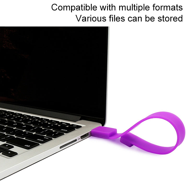 Clé USB 2.0 bracelet en silicone 4GB, 4GB