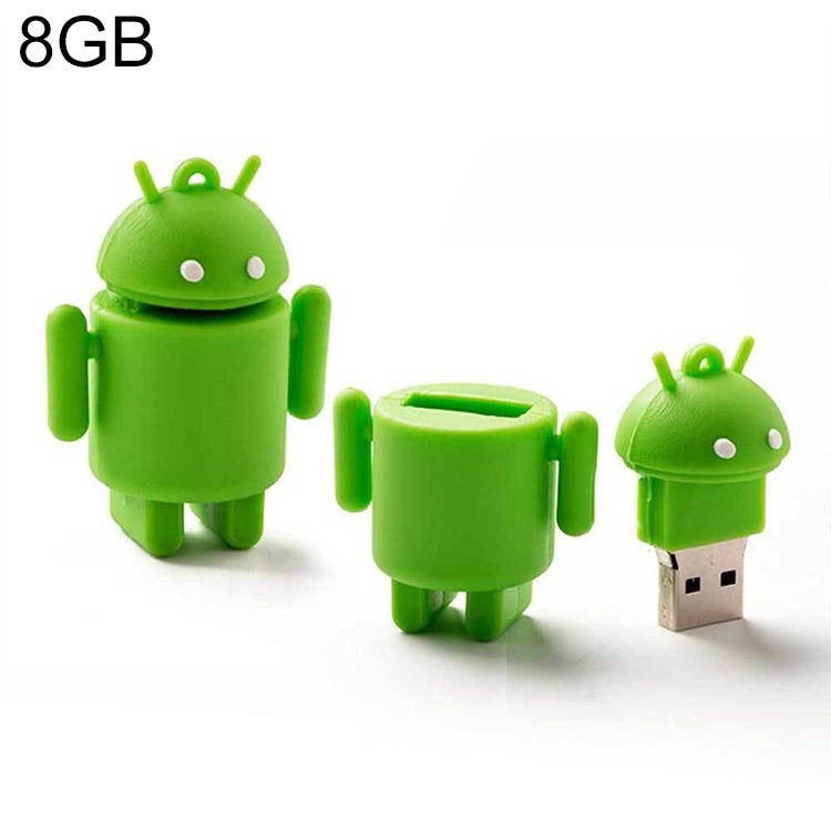Clé USB style robot Android 8GB (Vert), 8GB
