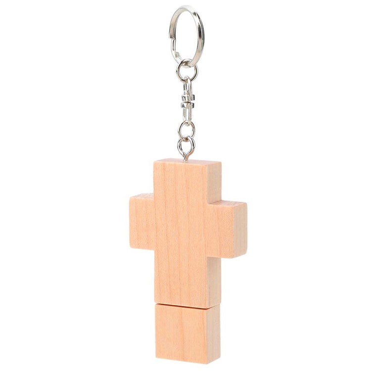 Clé USB en bois style croix 8GB, 2GB, 4GB, 8GB