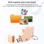 Clé USB en bois style croix 8GB, 2GB, 4GB, 8GB