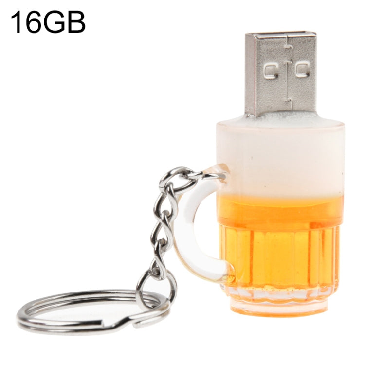 Clé USB style porte-clés bière avec mémoire de 16 Go, 16 Go