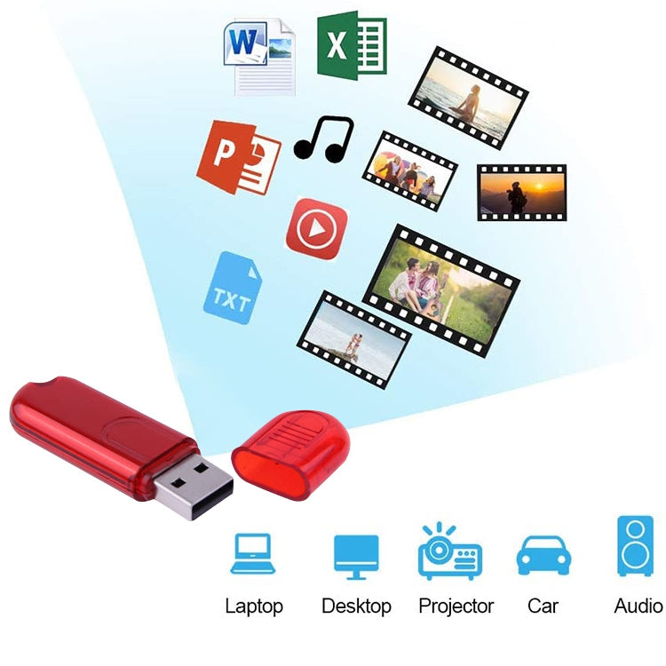 Clé USB 8 Go, 8 Go (Rouge)