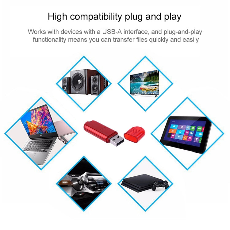 Clé USB 8 Go, 8 Go (Rouge)