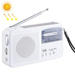 Lampe de poche LED solaire / dynamo portable multifonction avec radio AM/FM et chargeur de téléphone mobile, RD369