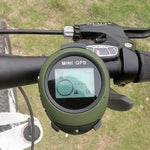Mini GPS portable porte-clés rechargeable USB, localisateur de position pour les voyages en extérieur (vert), traceur porte-clés