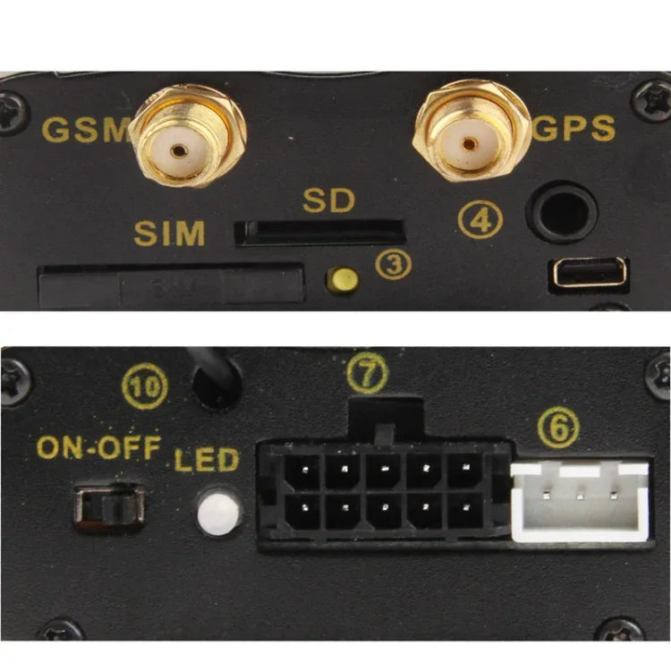 Système de suivi de véhicule GSM / GPRS / GPS 103B, prend en charge la carte mémoire TF, bande : 850 / 900 / 1800 / 1900 MHz, 103A, 103B, télécommande (coupure d'huile et de circuit)