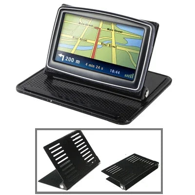 Support universel pour GPS avec tapis antidérapant (pour GPS 4,3/5,0 pouces, iPhone 4/3GS/3G, MP4), Support GPS