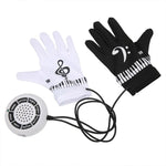 Gants de piano électronique avec haut-parleur, Gants de piano électronique