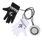 Gants de piano électronique avec haut-parleur, Gants de piano électronique