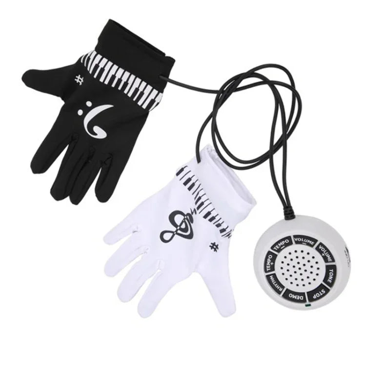 Gants de piano électronique avec haut-parleur, Gants de piano électronique