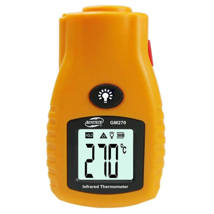 Thermomètre infrarouge mini numérique BENETECH, plage de température : -32 à 280 degrés (GM270), GM270