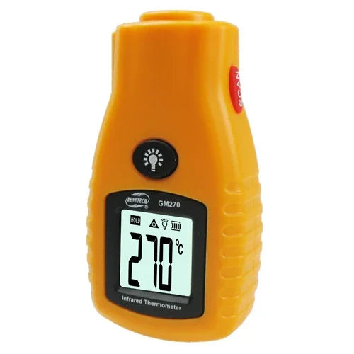 Thermomètre infrarouge mini numérique BENETECH, plage de température : -32 à 280 degrés (GM270), GM270