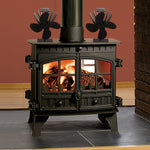 Ventilateur de poêle YL603 en alliage d'aluminium écologique, 4 pales, alimenté par la chaleur, pour poêles à bois/gaz/granulés