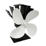 Ventilateur de poêle YL603 en alliage d'aluminium écologique, 4 pales, alimenté par la chaleur, pour poêles à bois/gaz/granulés