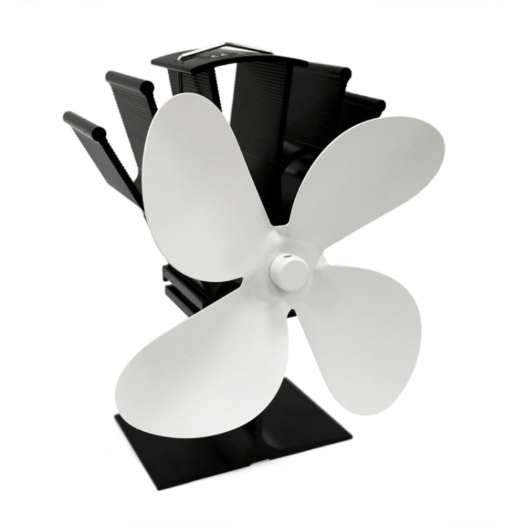 Ventilateur de poêle YL603 en alliage d'aluminium écologique, 4 pales, alimenté par la chaleur, pour poêles à bois/gaz/granulés