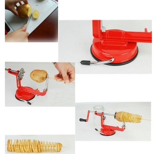 Coupe-spirale à pommes de terre, Taille : environ 21cm x 13cm, Coupe-spirale à pommes de terre