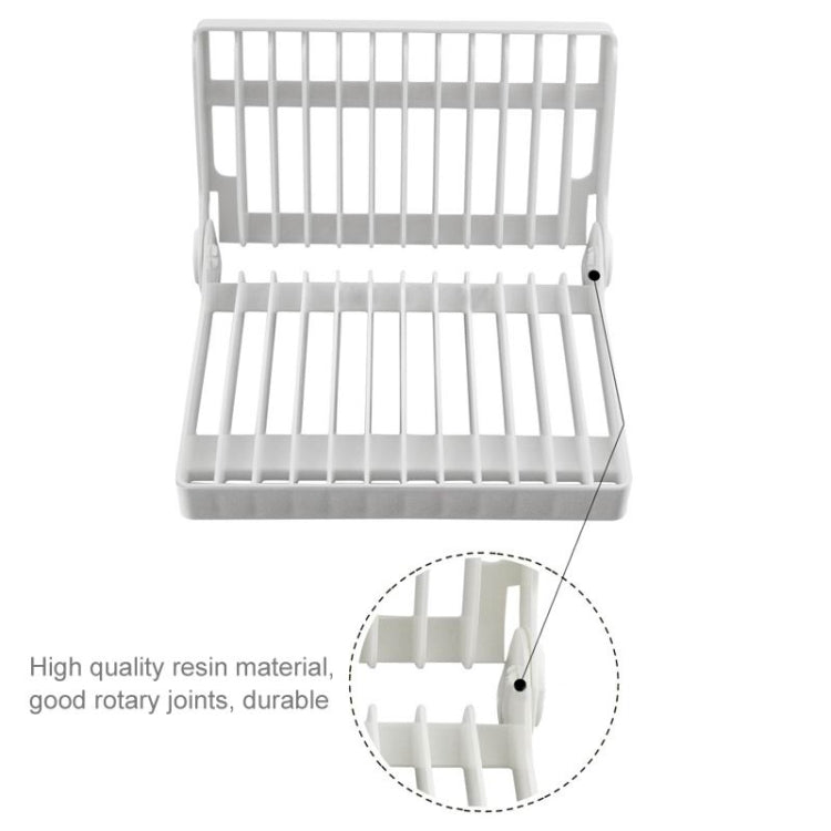 Égouttoir à vaisselle pliable, Support à assiettes