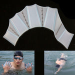 Palmes de natation en silicone avec doigts palmés, gants d'entraînement, M, Taille : M Vert, Taille : M Bleu, Taille : M Magenta