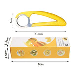 LsCook Kitchen Tool Coupe-banane pour salade de fruits, coupe-banane